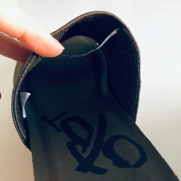 OTBT 'Gravity' Women's 8.5 Platform Slide Sandal Green Comfort Shoe Walking - Picture 3 of 10